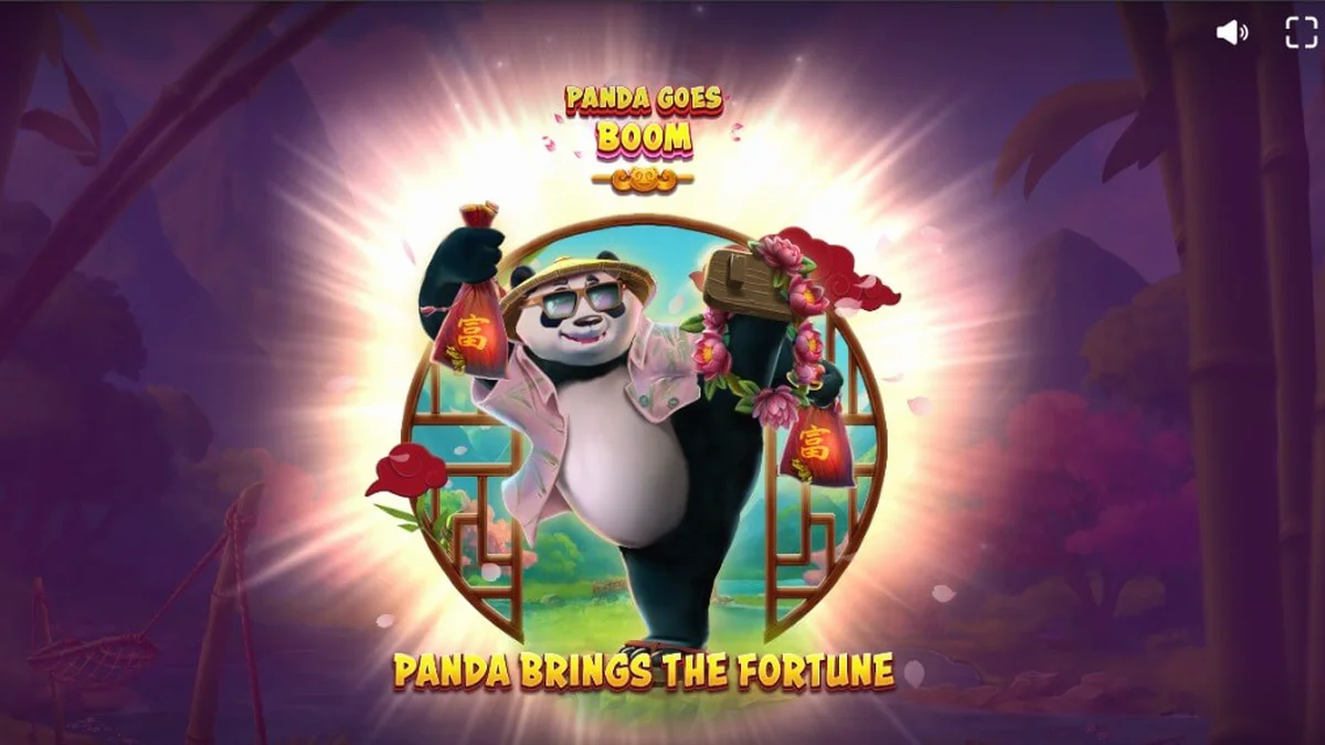Panda Goes Boom slot com tema tropical e panda relaxado