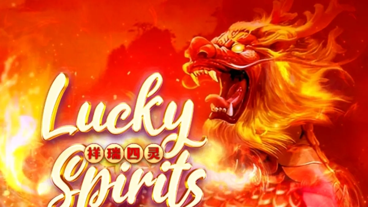 Cenário místico e etéreo do jogo Lucky Spirits